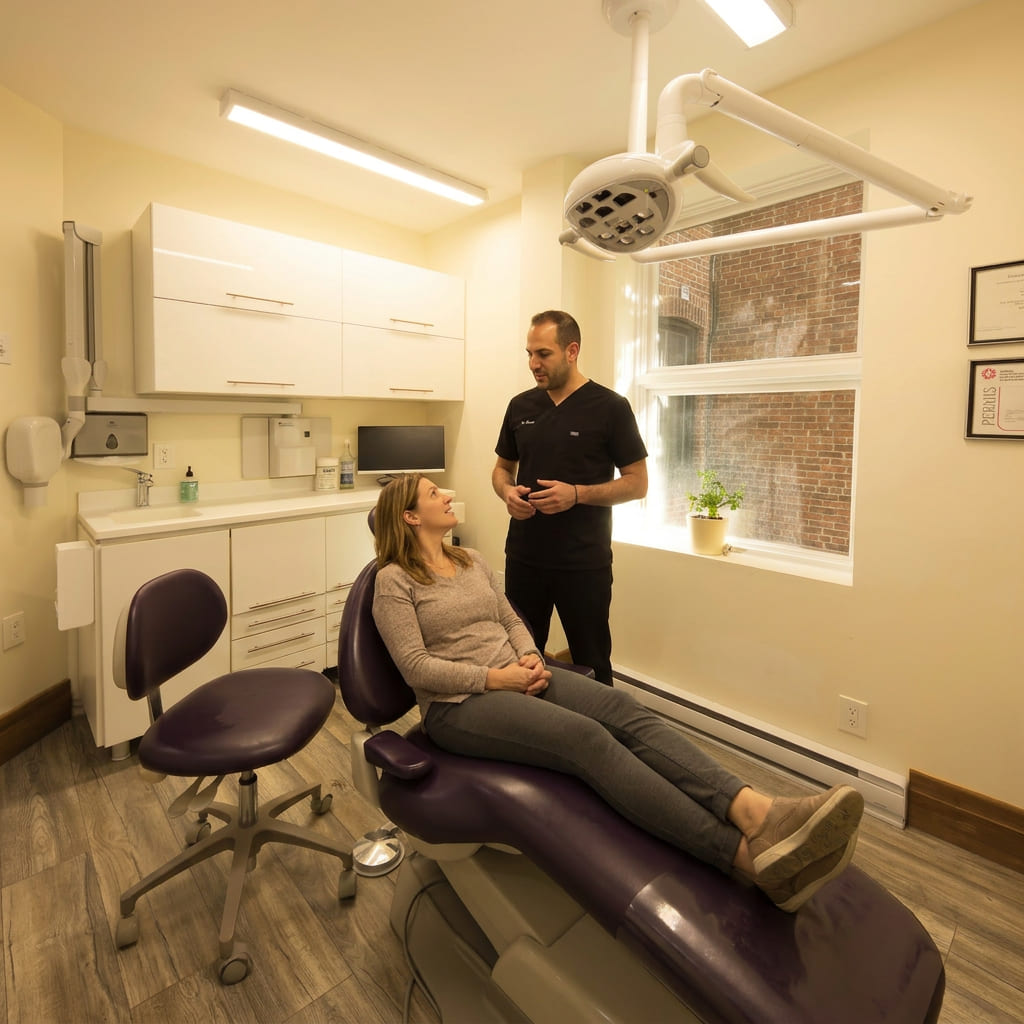 Consultation en clinique dentaire